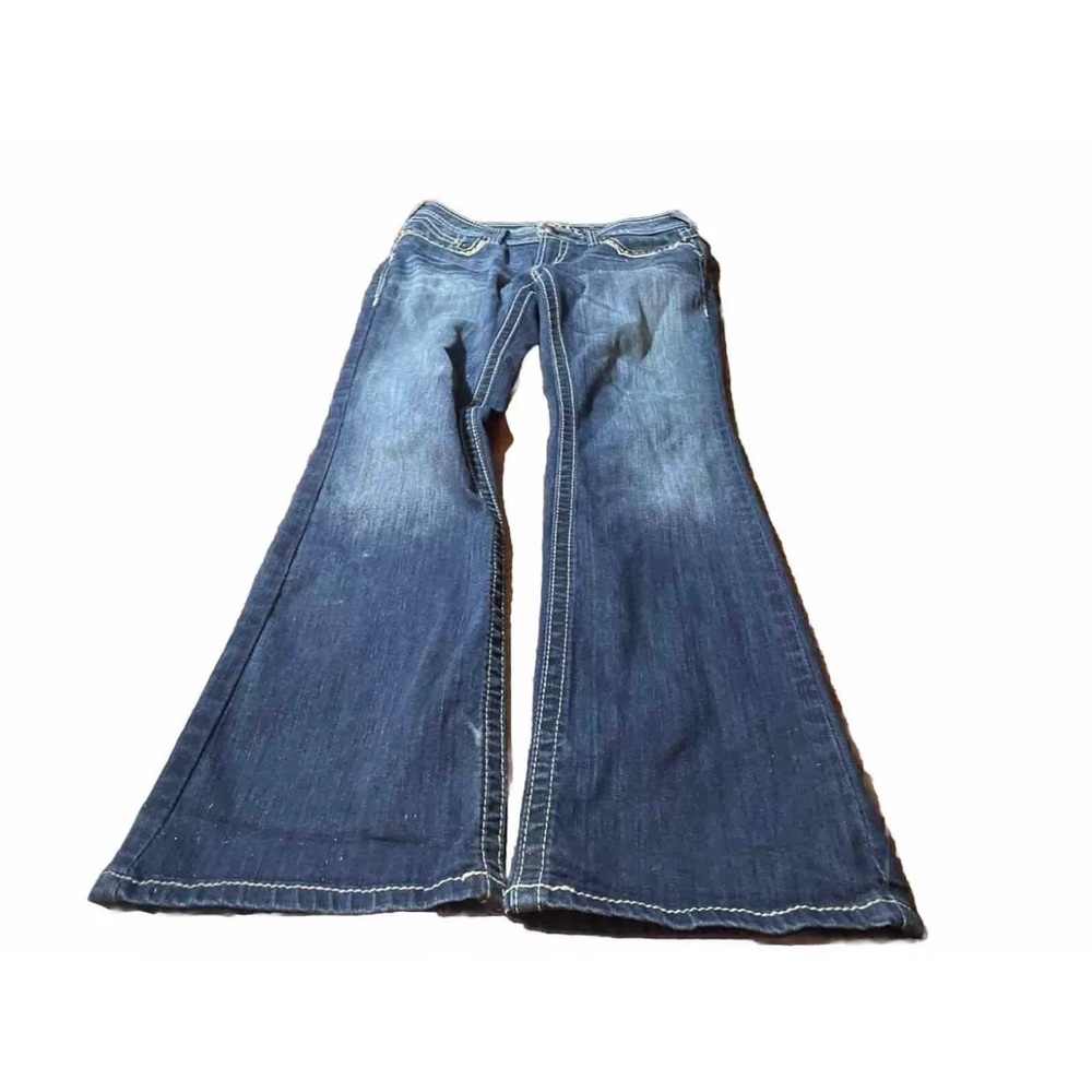 Ariat Denim Womens Jeans Stretch Ruby Low Rise Bootcut Embroidered 29R 32x33